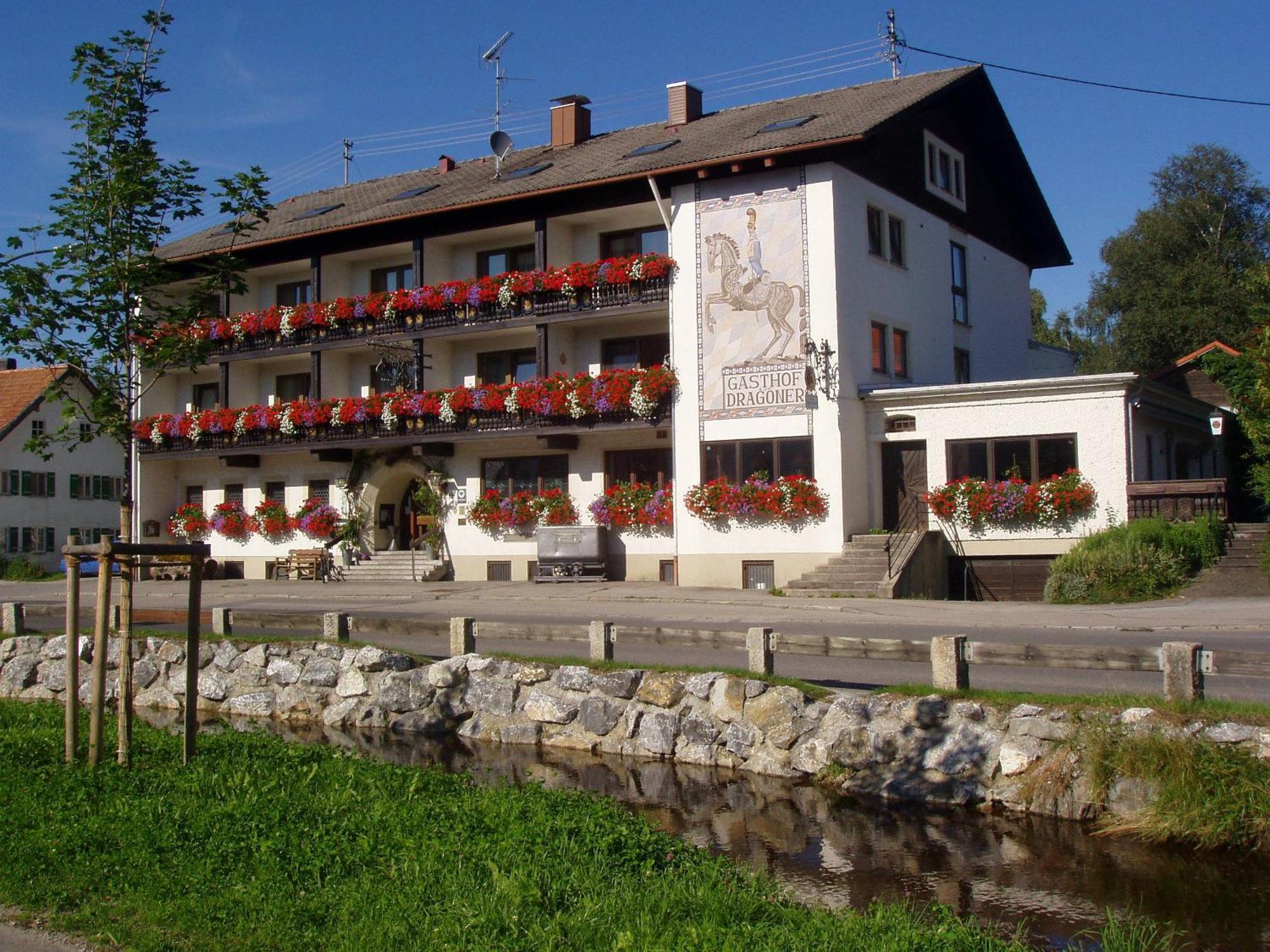 Hotel-Gasthof Zum Dragoner Peiting Exterior foto